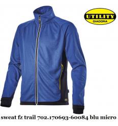 Diadora Sweat Fz Trail azul
